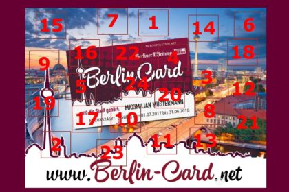 BerlinCard-Adventskalender 2019